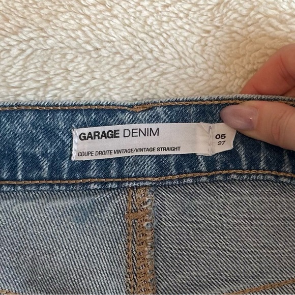 Garage Denim Vintage Straight Leg Jeans - Picture 4 of 4